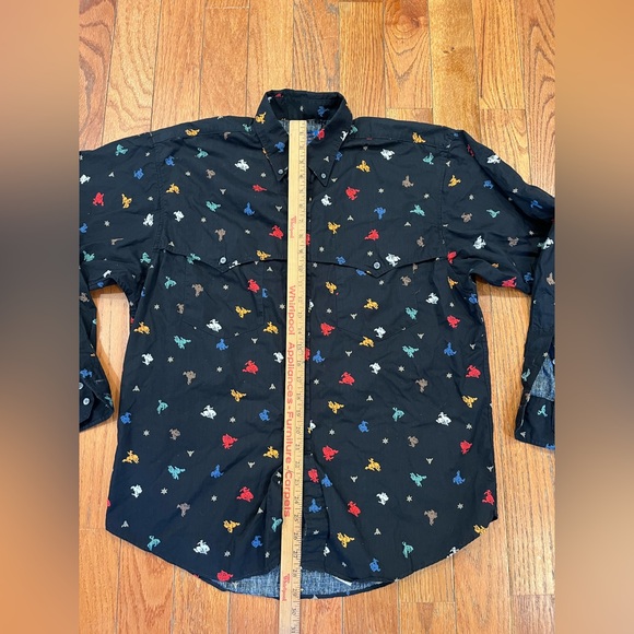 Vintage Pendleton LOBO Button Up Men Shirt Top Large Western Cowboy USA Made - Picture 6 of 8